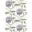 Cole & Son Summer Lily Lilac/Grn/Wt Wallpaper Sample 95/4023.CS.0