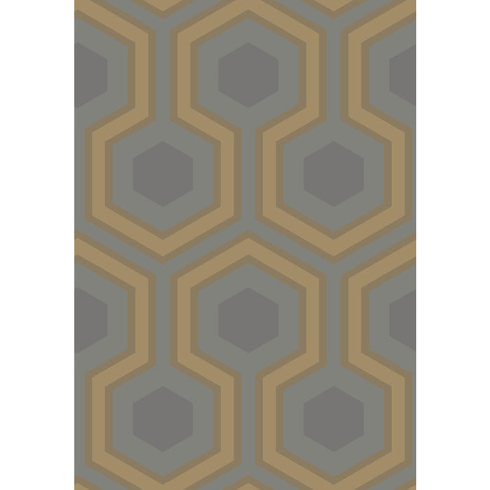Cole & Son Hicks Grand Slate/Bron Wallpaper Sample 95/6033.CS.0