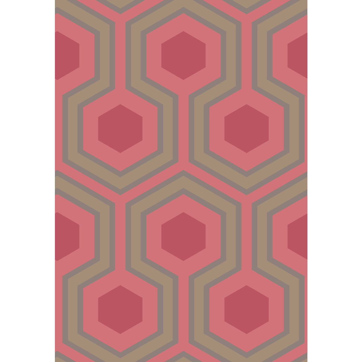 Cole & Son Hicks Grand Red Wallpaper Sample 95/6038.CS.0
