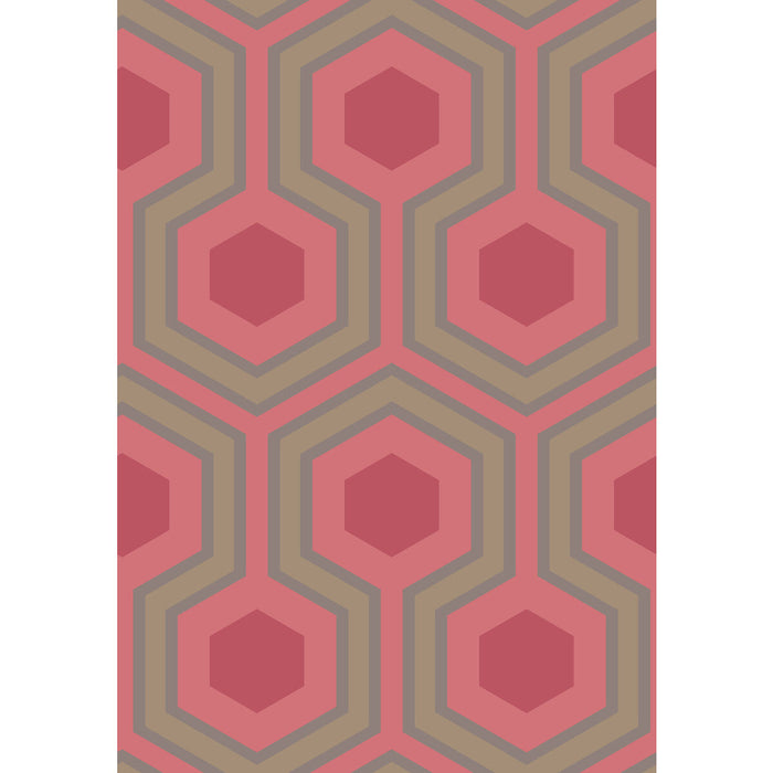Cole & Son Hicks Grand Red Wallpaper Sample 95/6038.CS.0