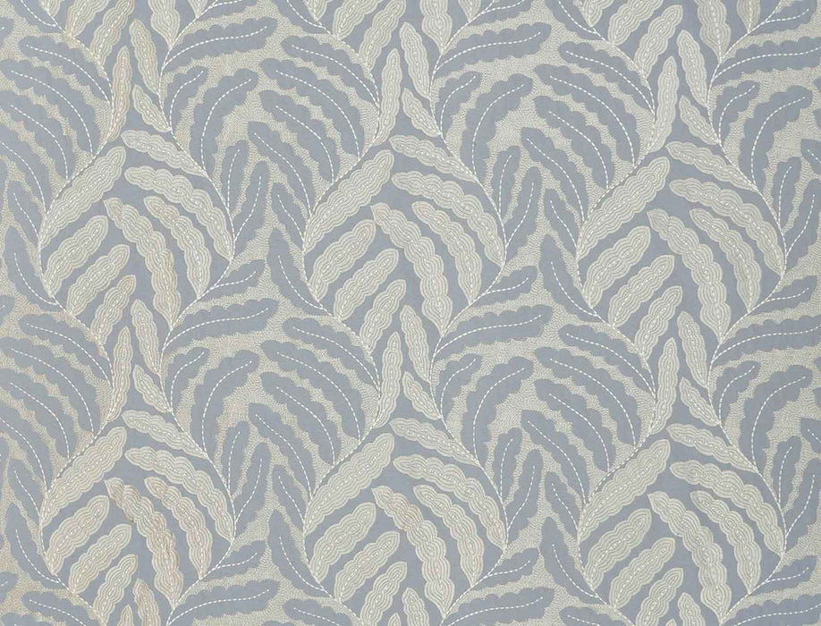 Jim Thompson Folia Embroidery French Grey Fabric JT013875002