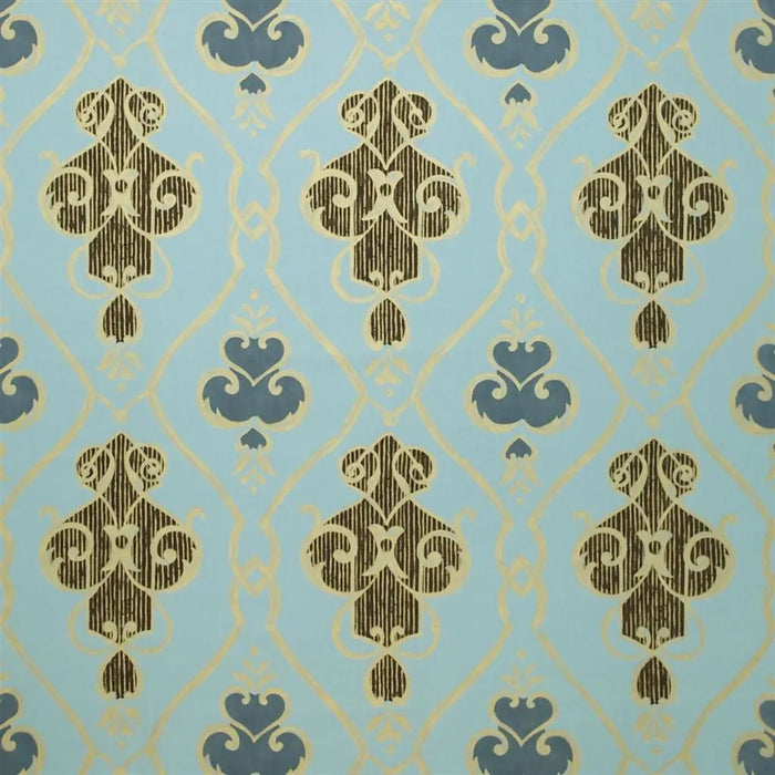 Designers Guild Borghese Trellis Celadon Fabric Sample F1430-02