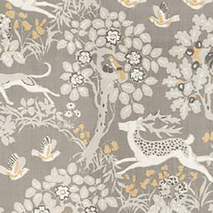Lee Jofa Mille Fleur Silver Fabric Sample 970089.114.0