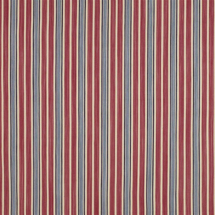 Ralph Lauren Colombier Stripe Antique Red Fabric Sample FRL5049/02