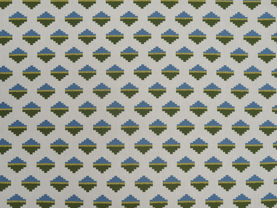 No.9 Thompson Mazan Blue And Green Fabric N9012445002