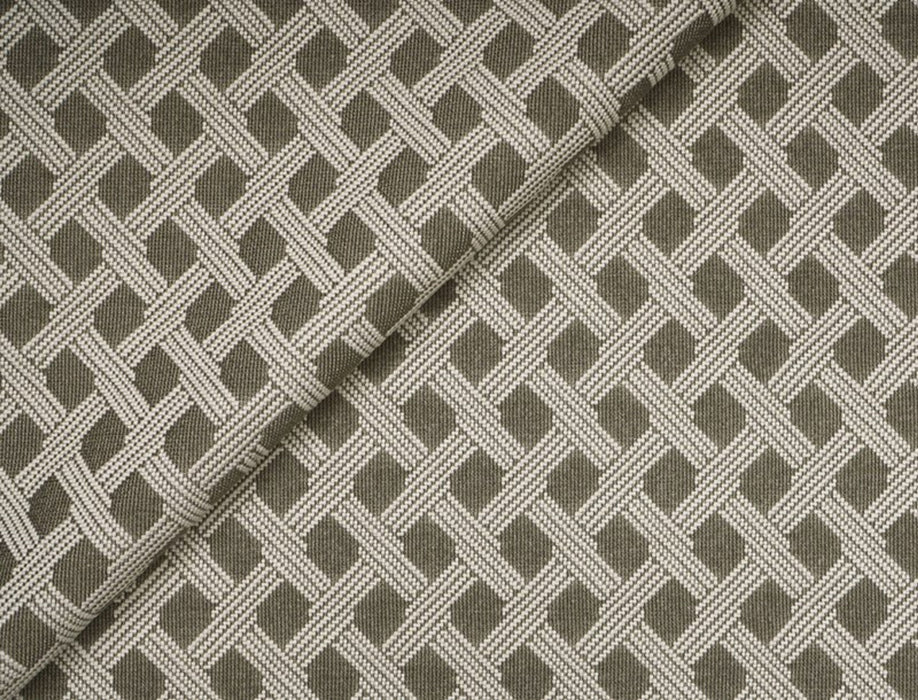 Jim Thompson Lattice Weave Steel Fabric Sample JT013734003