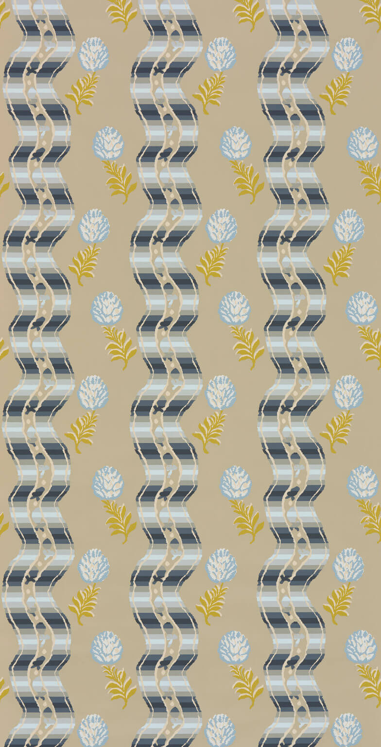 Le Manach Pommes De Pin Dune Wallpaper Sample LP107003