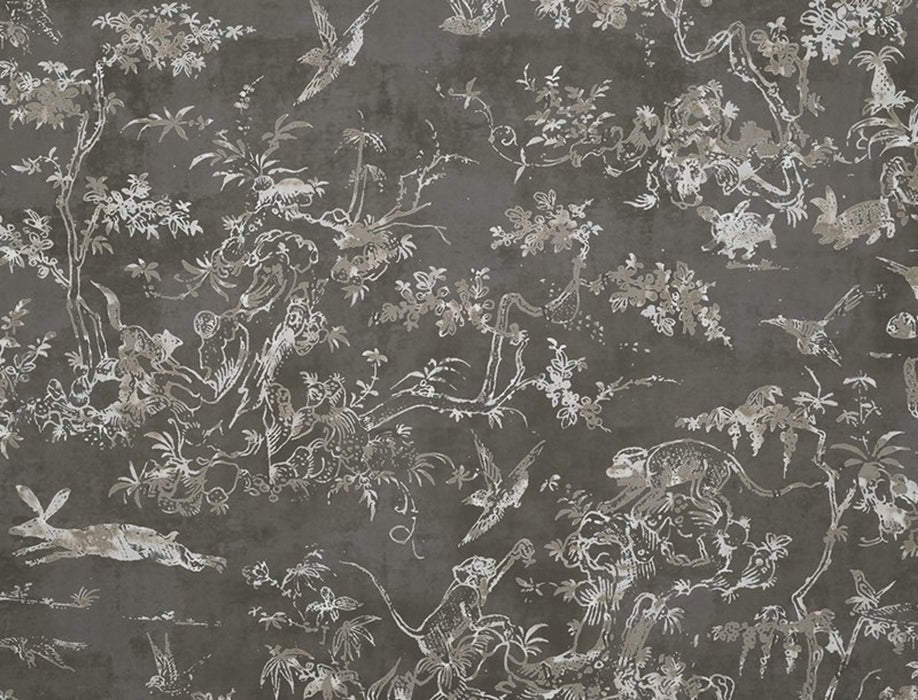 Jim Thompson Arun  Dark Chocolate Wallpaper Sample JT021021001
