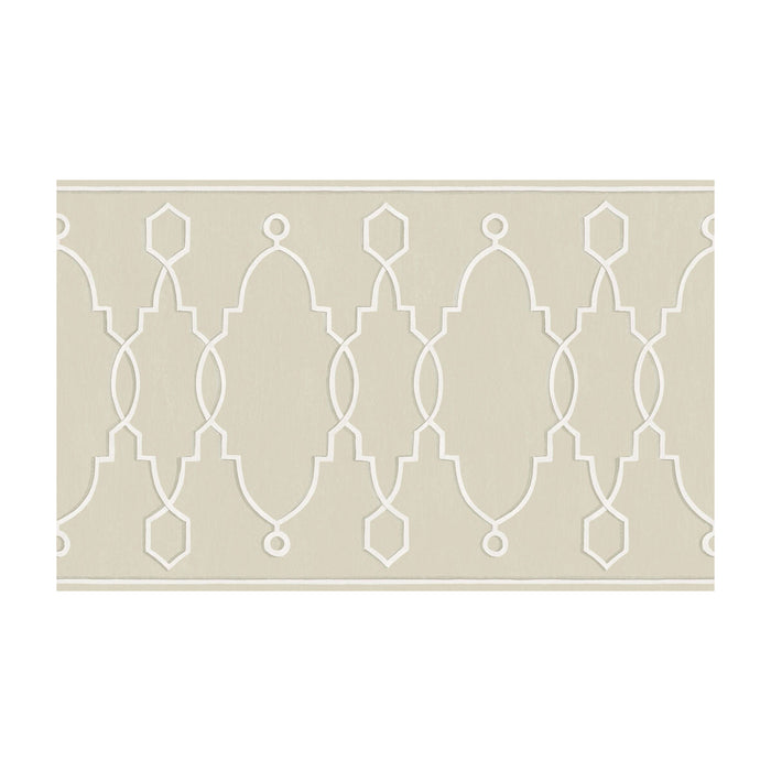 Cole & Son Parterre Border Stone Wallpaper Sample 99/3016.CS.0