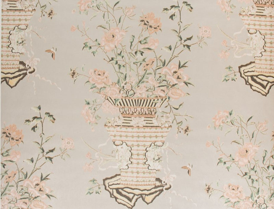 Jim Thompson Broderique  Coral Wallpaper Sample JT021024002