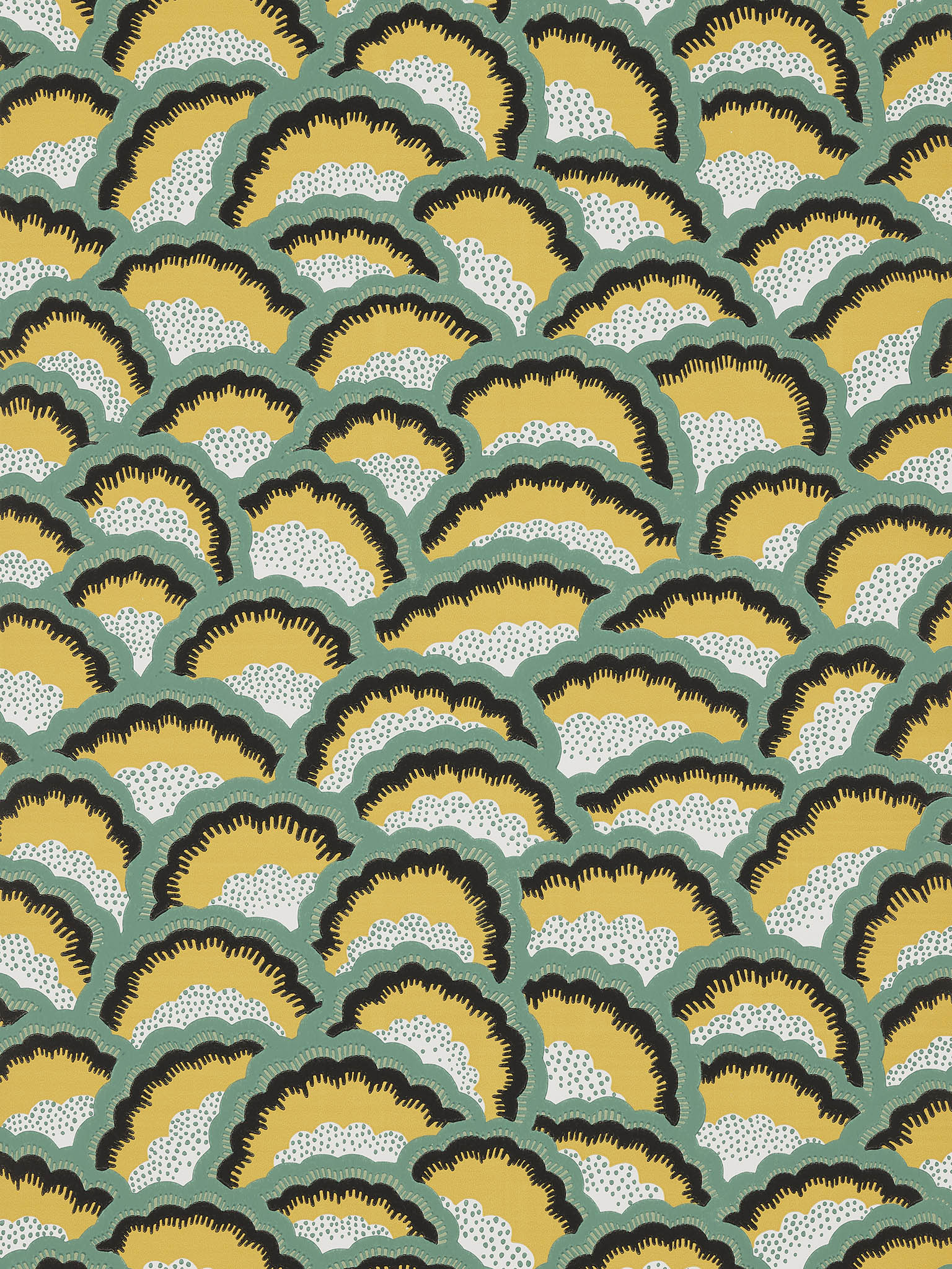 Pierre Frey Arlesienne Mimosa Wallpaper Sample FP786002
