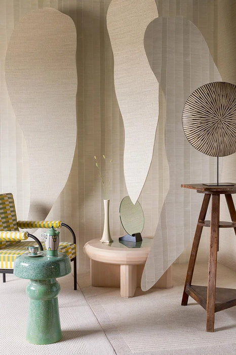 Pierre Frey Alicia Sable Wallpaper Sample FP025001