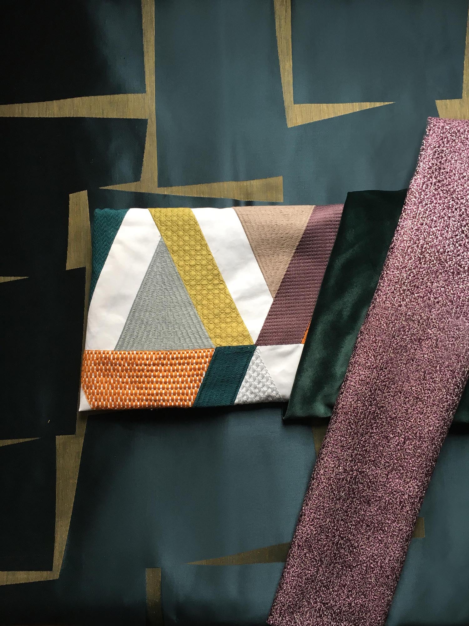 Fadini Borghi Gio Azur Fabric Sample I6586011