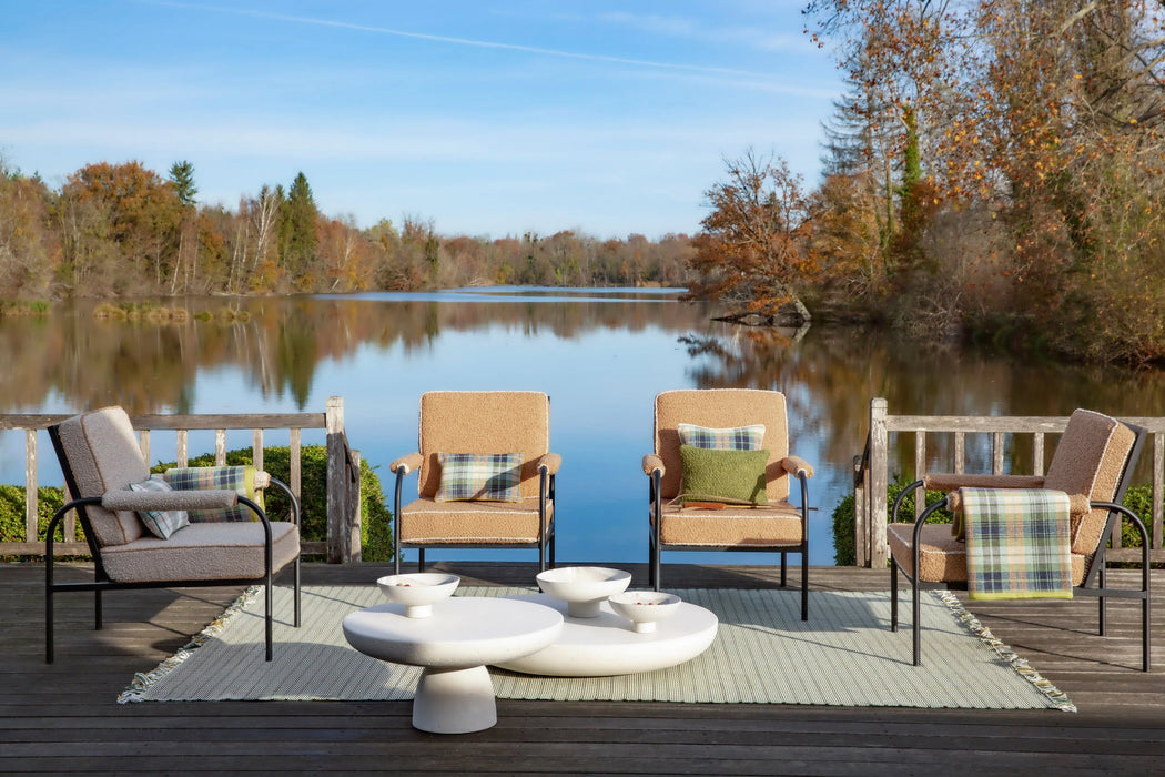 Pierre Frey Chausey Blanc Fabric Sample F4076001