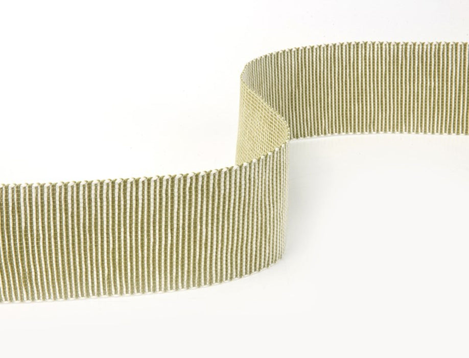 Jim Thompson Serpentine Ikat Border  Olive Trim Sample JT030014004