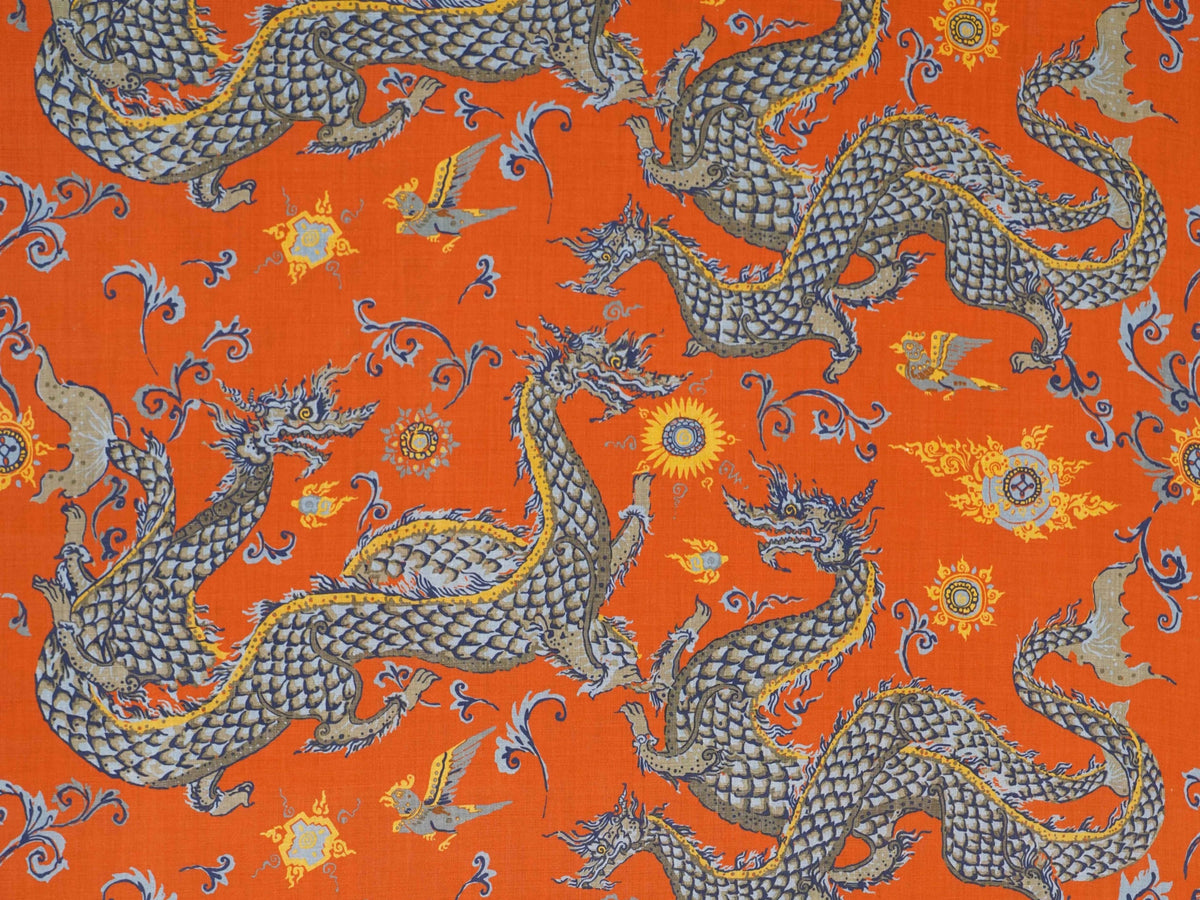 Jim Thompson New Panlong Firecracker JT013909002 Fabric | 40% Off (Samples)