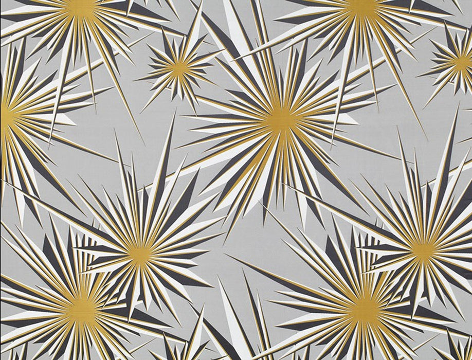Jim Thompson Golden Sunburst Silverbirch Fabric Sample JT013337005