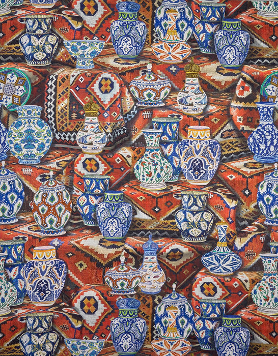 Pierre Frey Iznik Multicolore Fabric Sample F4022001