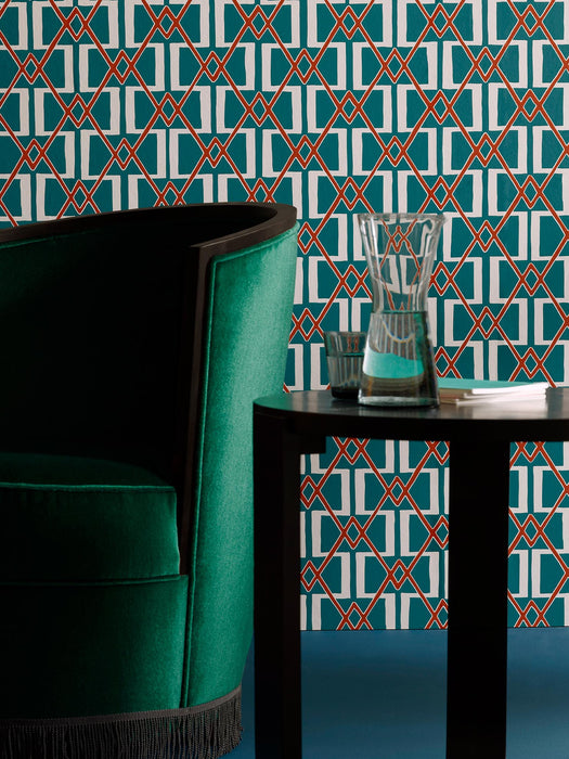 Pierre Frey Mia Vert D'Eau Wallpaper FP544004