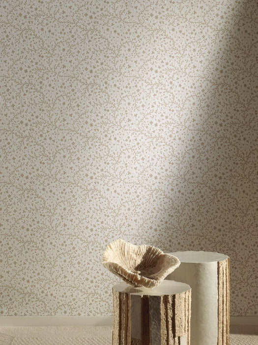 Pierre Frey Fleurs De Corail Beige Wallpaper Sample FP787005