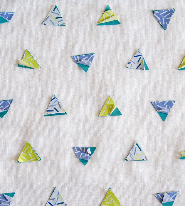 Aldeco Confetti Applique Cool Party Fabric Sample A919070001