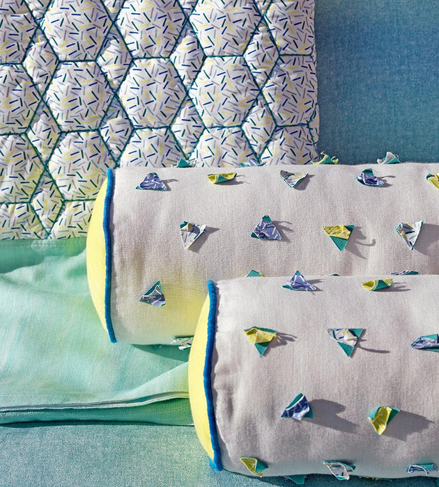 Aldeco Confetti Applique Cool Party Fabric Sample A919070001