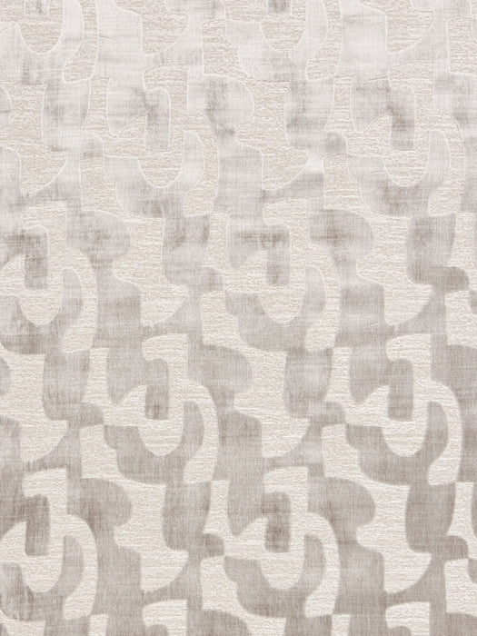 Aldeco Decoupe Velvet Antelope Gray Fabric Sample A9192610001