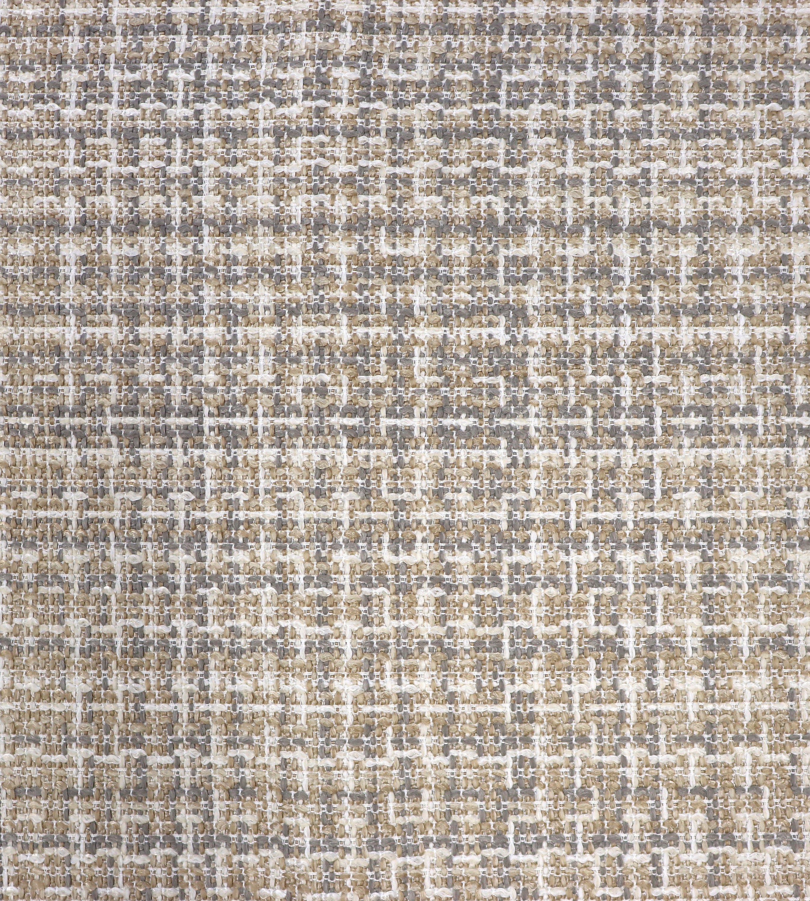 Aldeco Belle Tweed - Outdoor Fr White Greige Fabric A9BELLE0001