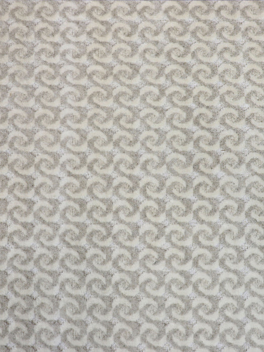 Aldeco Frisson Velvet Cotton White Fabric A9FRISSON0001