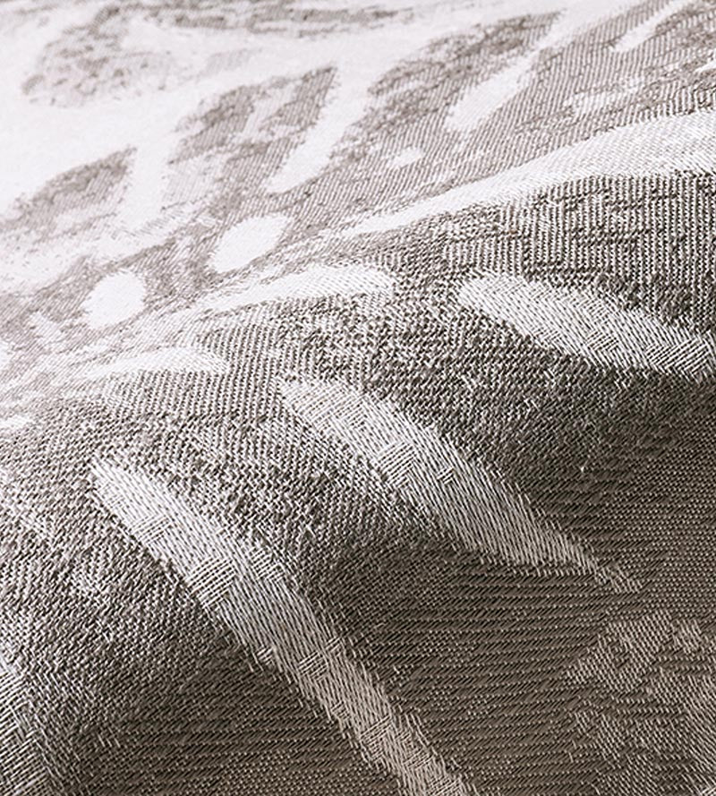 Aldeco Palm Leaves Greige Fabric Sample A9PALM0001