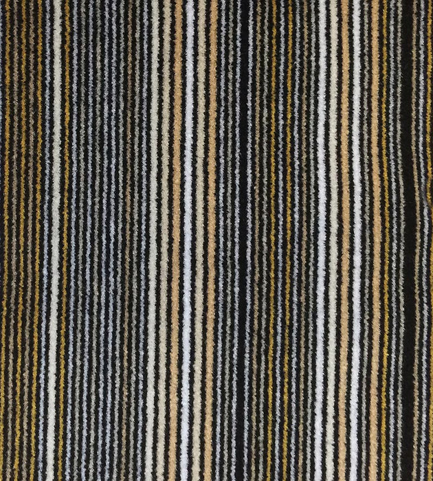 Aldeco Pinstripe Velvet York Gold Fabric Sample A918370002