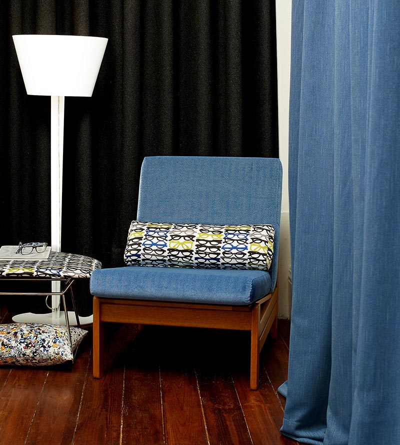 Aldeco Pop Art Dazzling Blue Fabric A918390002