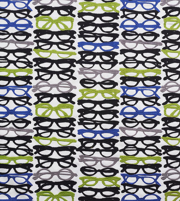 Aldeco Pop Art Dazzling Blue Fabric Sample A918390002