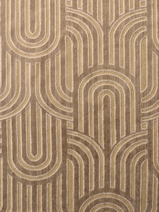 Aldeco Belle Epoque Velvet Twill Taupe Fabric A9BELL0002