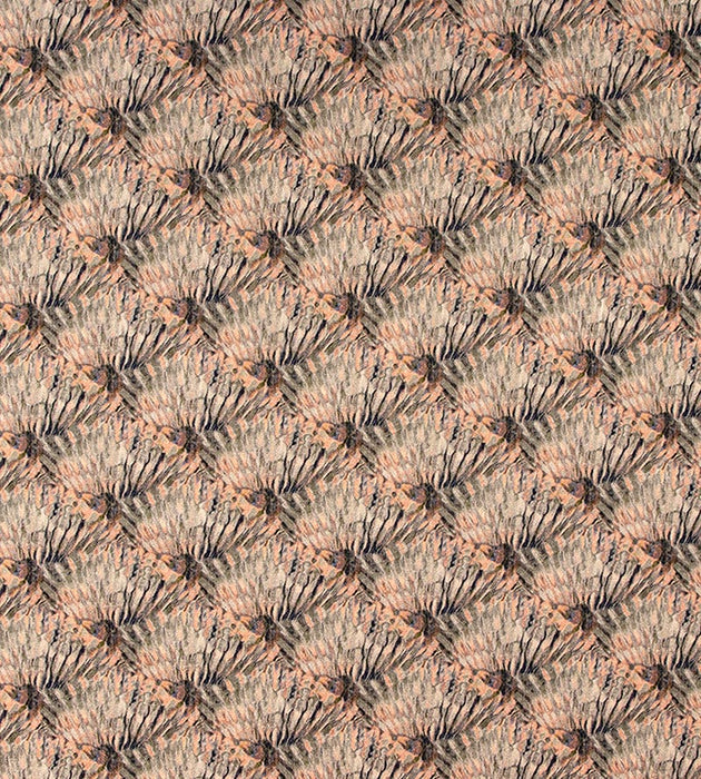 Aldeco Guilty Coral Feathers Fabric Sample A9GUIL0002