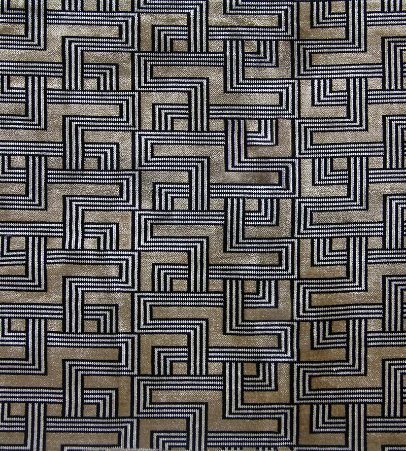 Aldeco Interception Jacquard Velvet Linen Fabric Sample A9INTE0002
