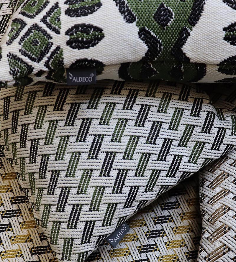 Aldeco Tiebele Green Moss Fabric A9TIEB0002