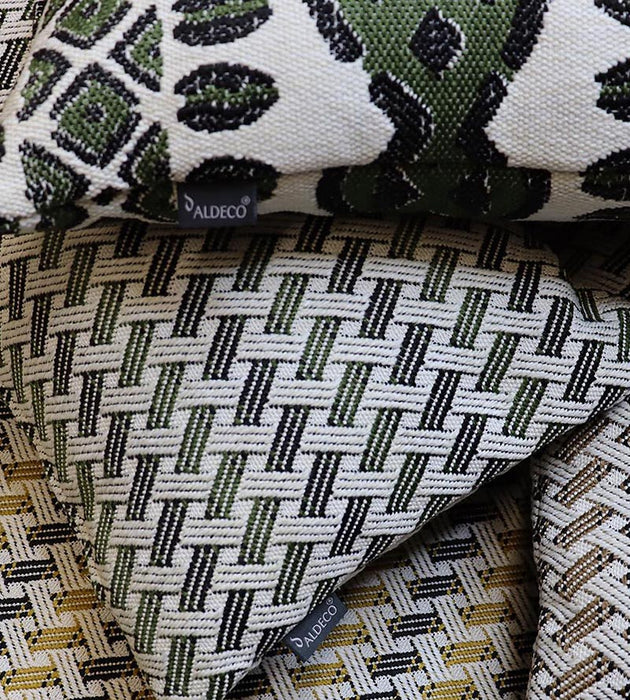 Aldeco Tiebele Green Moss Fabric Sample A9TIEB0002