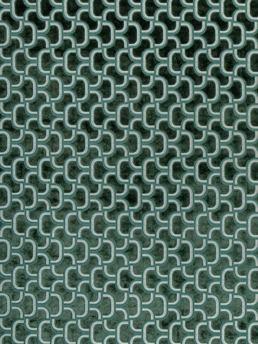 Aldeco Digby Velvet Dark Forest Fabric Sample A9192550003