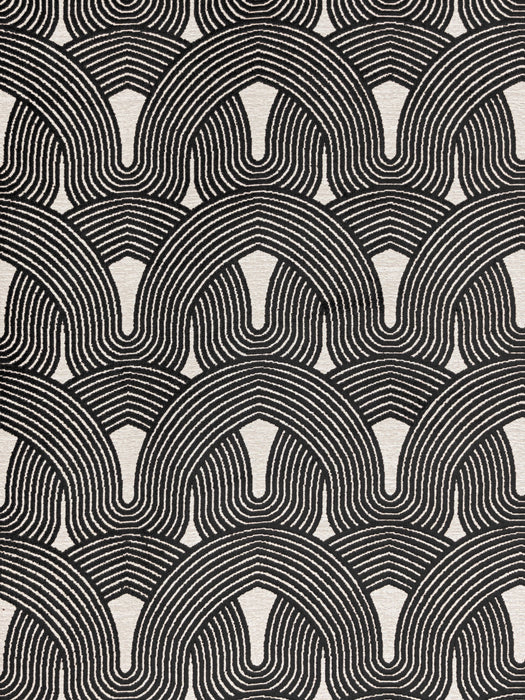 Aldeco Sperky Velvet Linen Black Fabric A9192600003