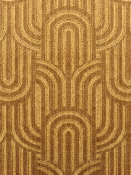 Aldeco Belle Epoque Velvet Cognac Fabric Sample A9BELL0003