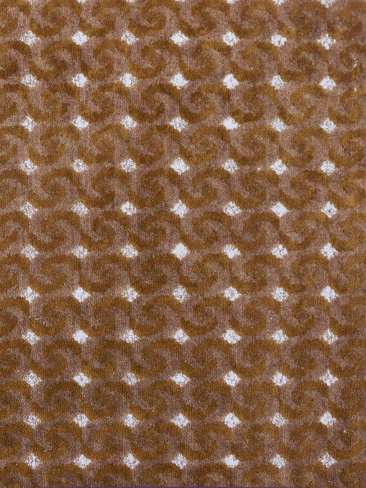 Aldeco Frisson Velvet Cognac Fabric Sample A9FRISSON0003