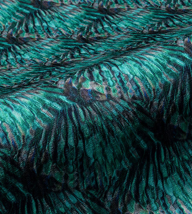 Aldeco Guilty Peacock Blue Fabric Sample A9GUIL0003