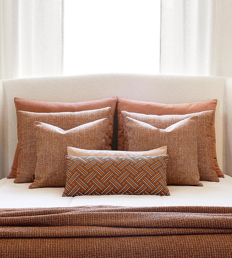 Aldeco On Weaving Terracota Fabric A9ONWE0003