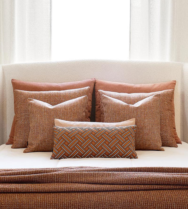 Aldeco On Weaving Terracota Fabric A9ONWE0003