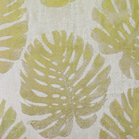 Aldeco Palm Leaves Lima Yellow Fabric A9PALM0003
