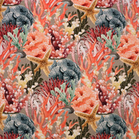 Aldeco Sealife Velvet Deep Reef Fabric A9SEAL0003