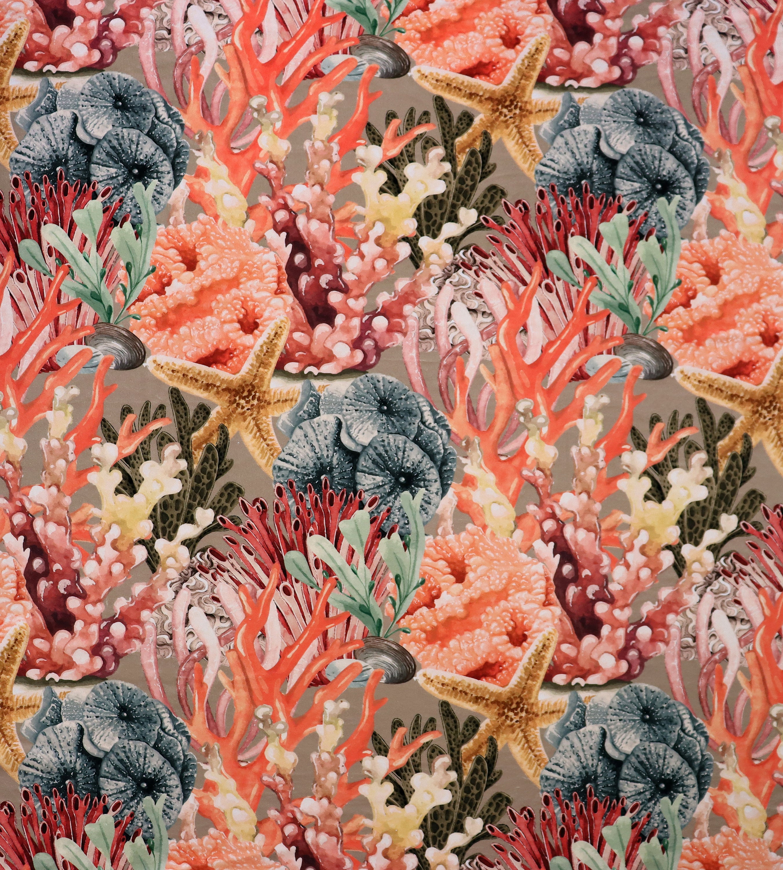 Aldeco Sealife Velvet Deep Reef Fabric Sample A9SEAL0003