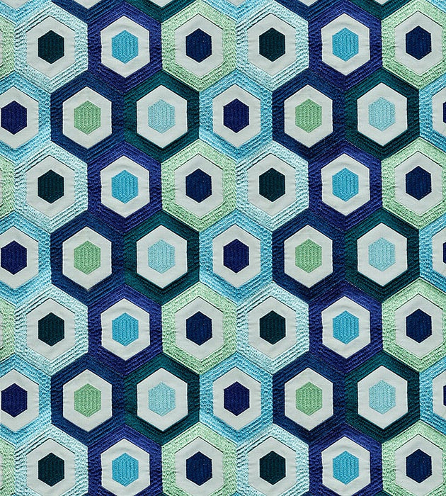 Aldeco Rhapsody Blue Mood Fabric Sample A926000004