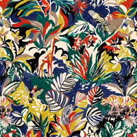 Aldeco Botanical Dream Blue Beauty Fabric A9BOTA0004